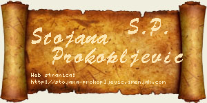 Stojana Prokopljević vizit kartica